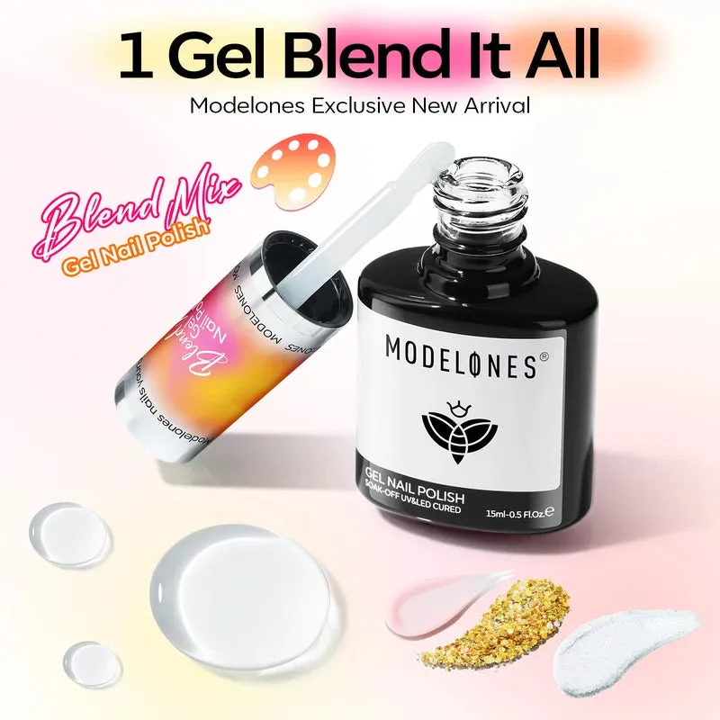 Modelones Mixing Gel nagelgel transparent 15 ml låg doft