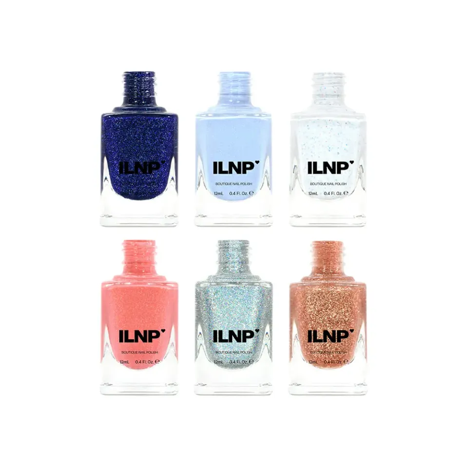 ILNP At Sea Collection nagellacksset 6-pack holografiskt