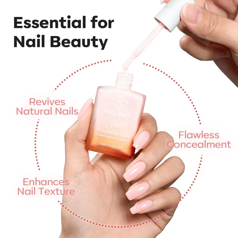 Modelones Nail Foundation nagelgel Pale Rose reparation
