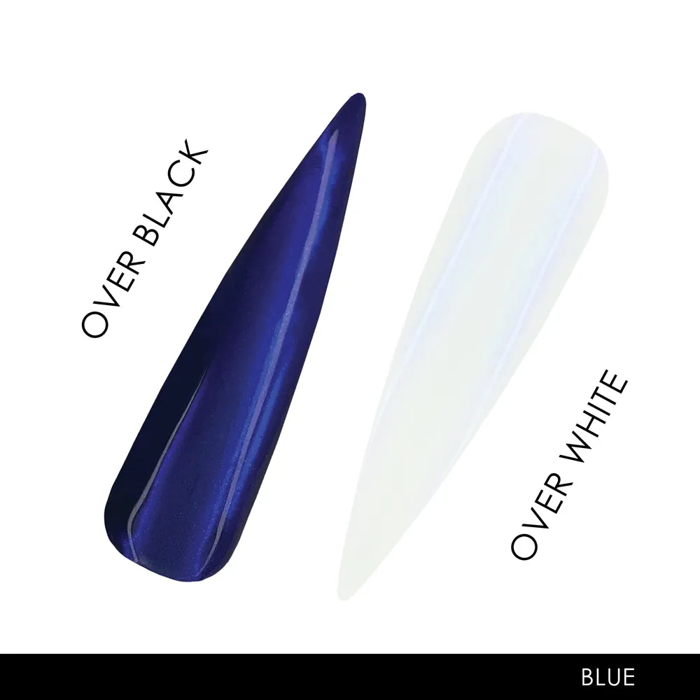 Iz Beauty Blue Unicorn krompigment nagelpulver blå