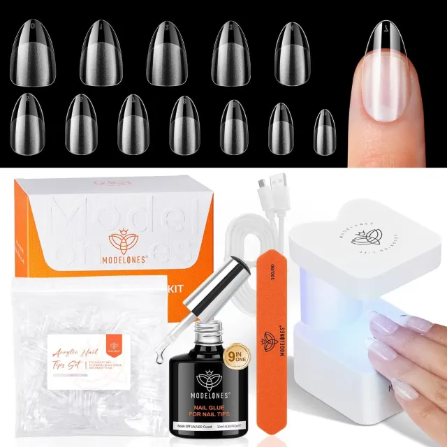 Modelones Base Top Coat set gellack dehydrator primer hållbar