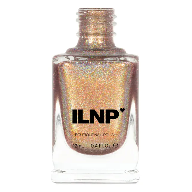 ILNP Iconic nagellack champagne guld holografisk