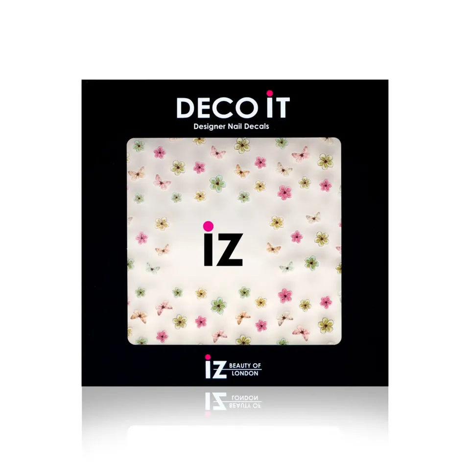 Iz Beauty Festival Florals nageldekaler 100-pack pastell