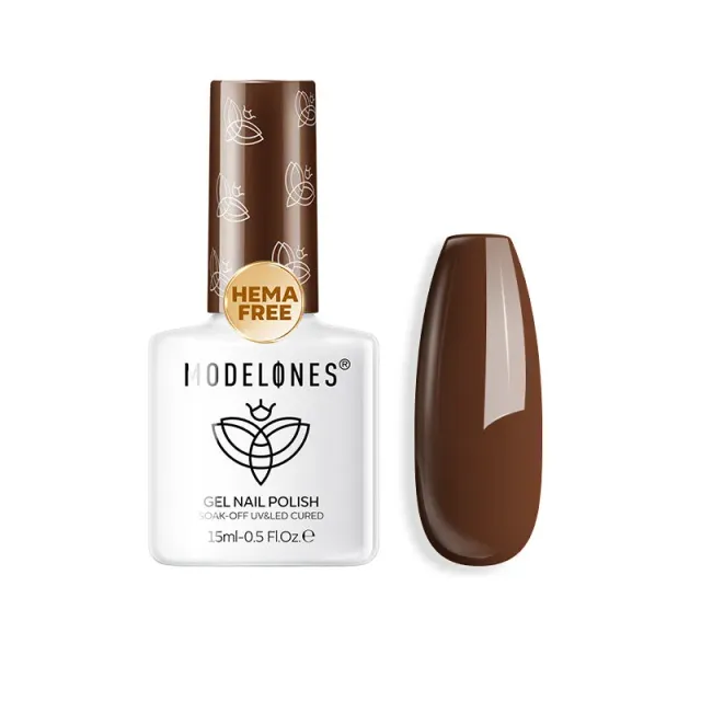 Modelones Rich Mocha gellack 15ml brun hema-free