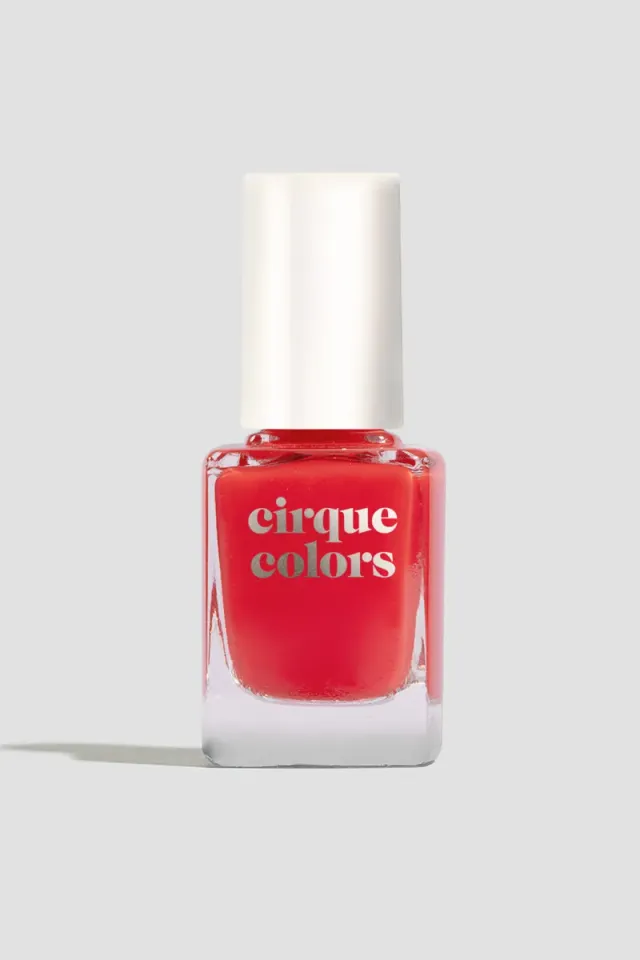 Cirque Colors Poppy Jelly nagellack röd jelly glans