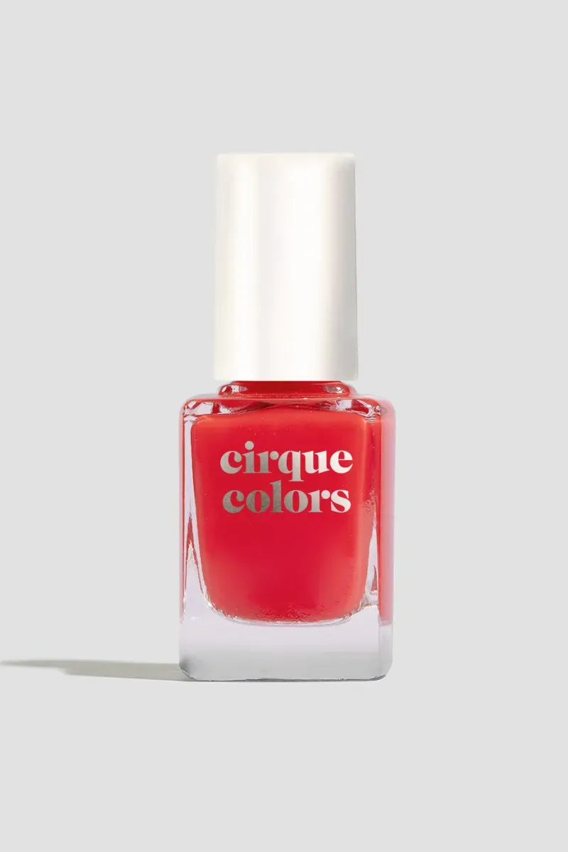 Cirque Colors Poppy Jelly nagellack röd jelly glans