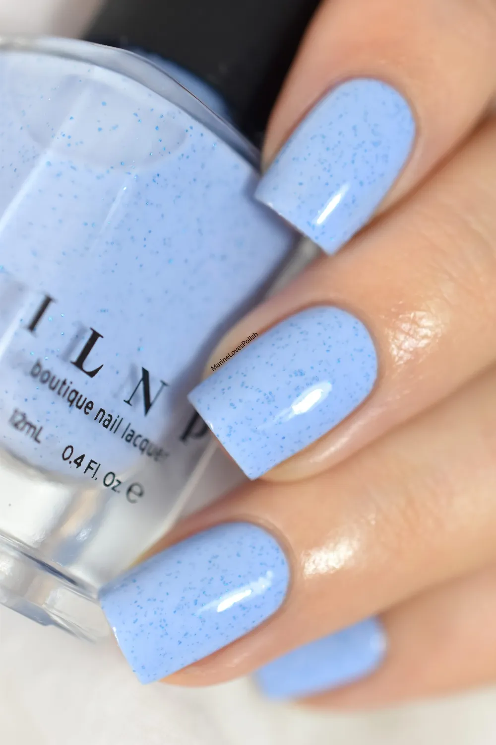 ILNP Bluebird nagellack periwinkle flakies