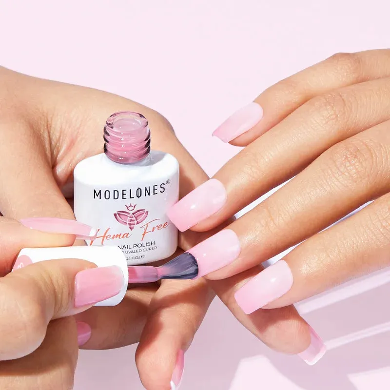 Modelones Sugarcoat gellack 6-pack jelly rosa HEMA-fri
