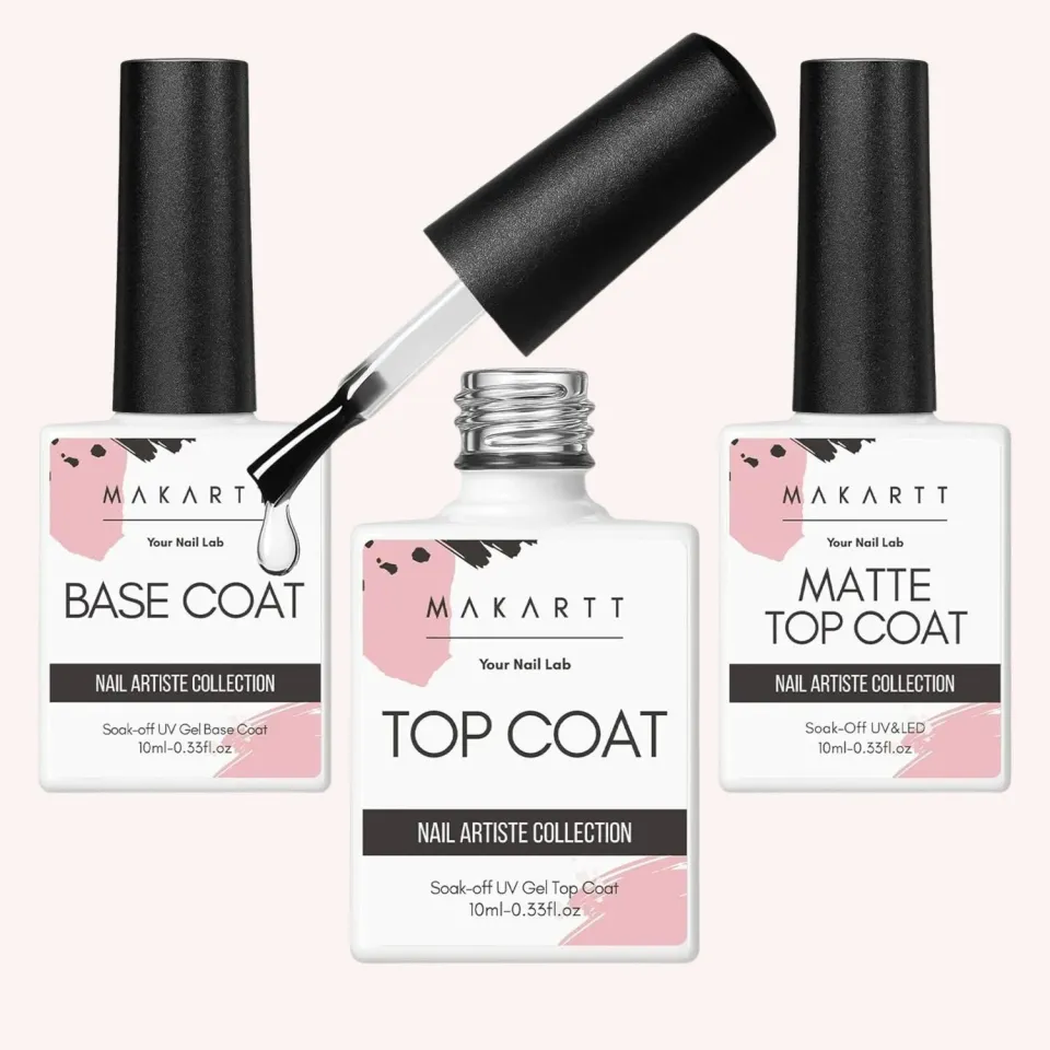 Makartt Base & Top Coat Set bas- och topplack 2-pack glans