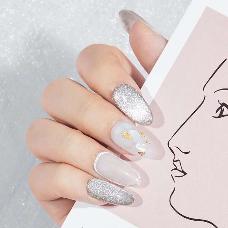 Modelones Inspire Gel Milky Dust gellack 15 ml grå cat eye