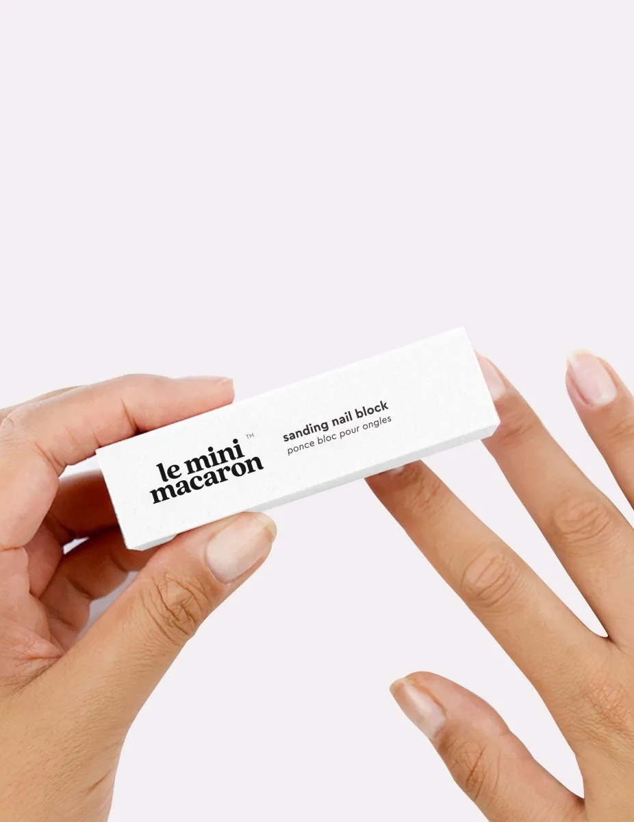 Le Mini Macaron Sanding Block nagelfil 4-sidig