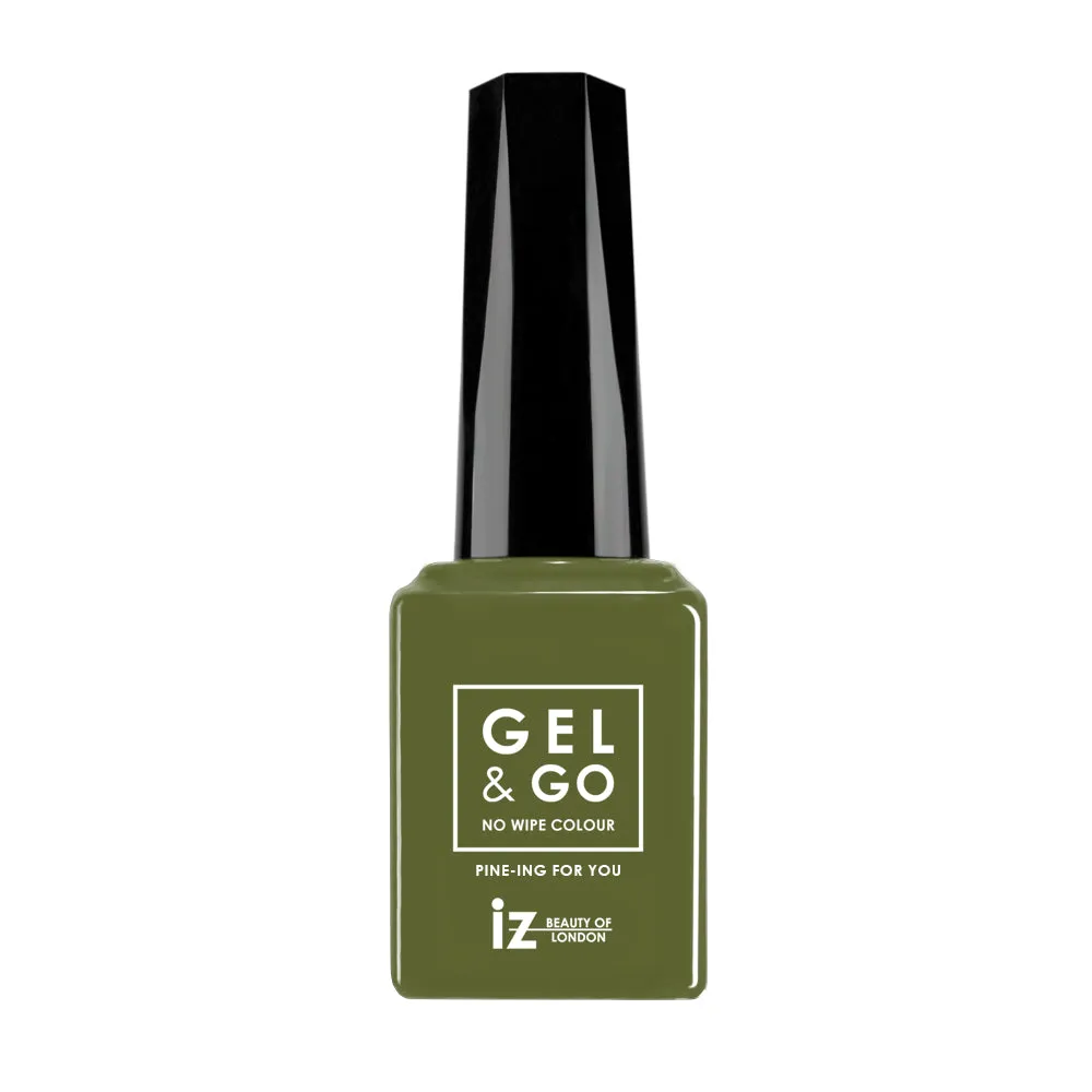 Iz Beauty GEL&GO GG1082 gellack Pine-ing For You 12 ml khaki