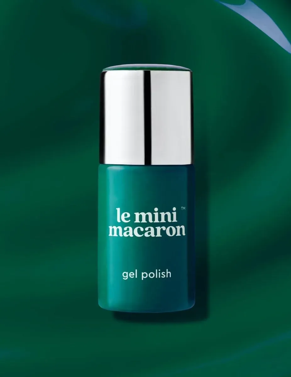 Le Mini Macaron Emerald Green gellack mörkgrön