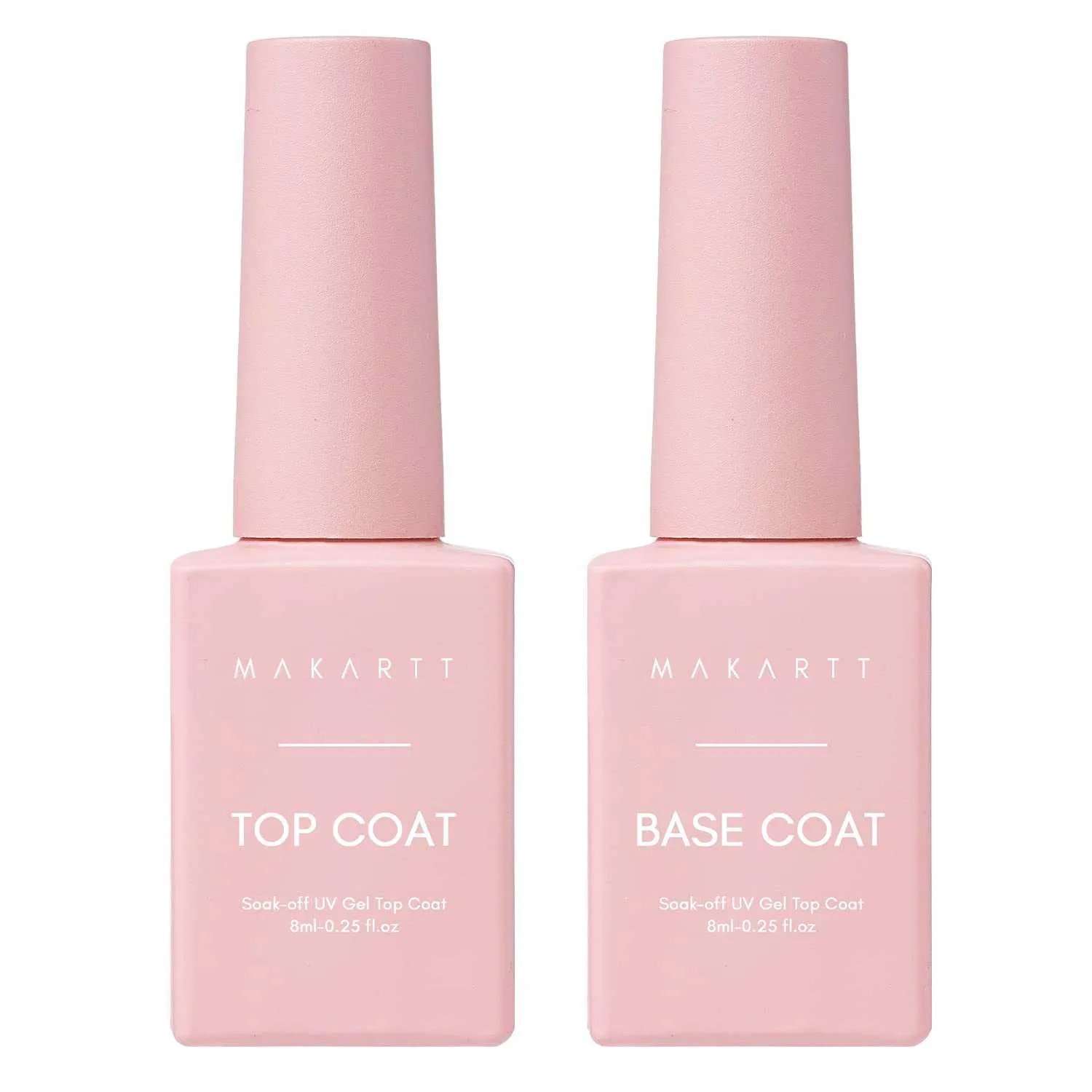 Makartt No Wipe base- och topplack kit 2x8 ml glansig