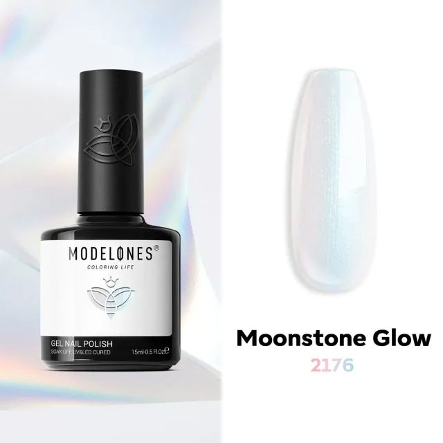 Modelones Inspire Gel gellack Moonstone Glow 15ml skimmer
