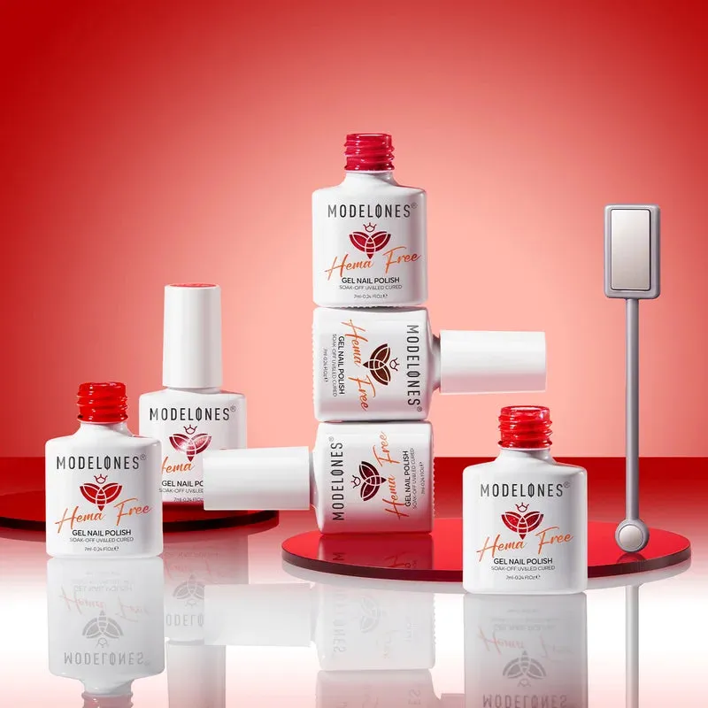 Modelones Only Love gellack 6-pack röd Hema-free