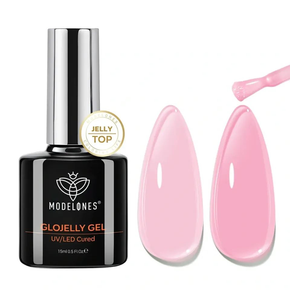 Modelones Glossy Jelly top coat 10 ml glansig jelly