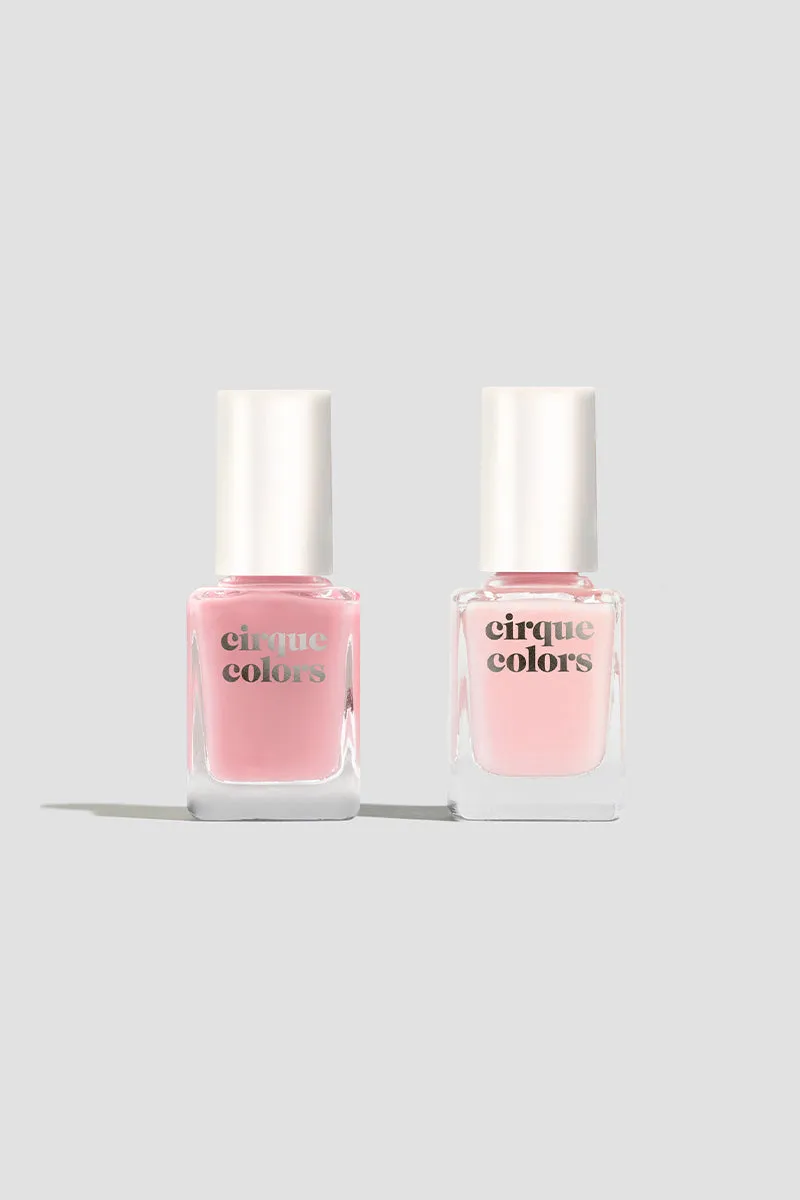 Cirque Colors Rose Quartz Duo rosa jelly 2-pack
