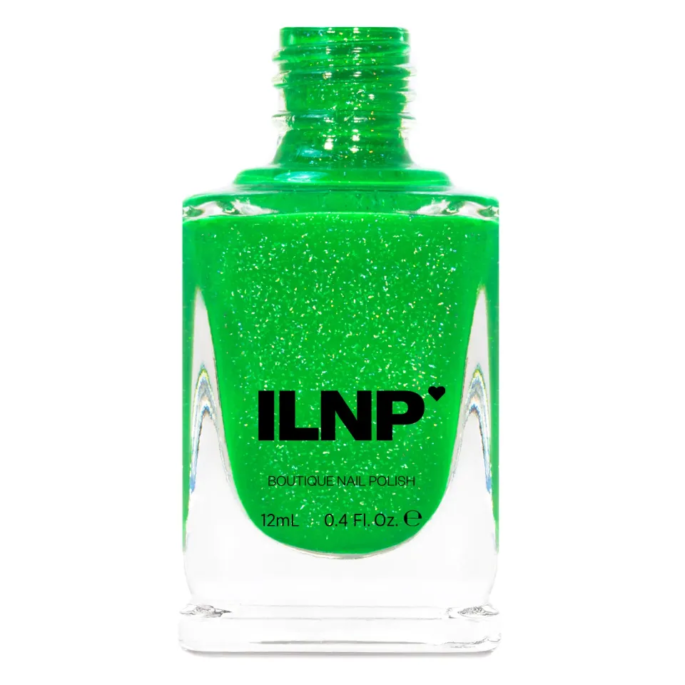 ILNP Candy Coated Jellybean nagellack grön holografisk