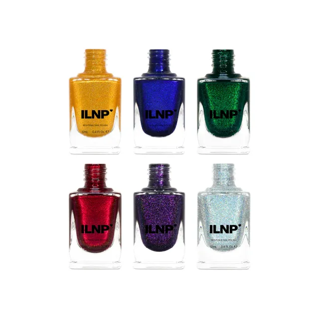 ILNP Precious Gems nagellacksset 6-pack juveltoner