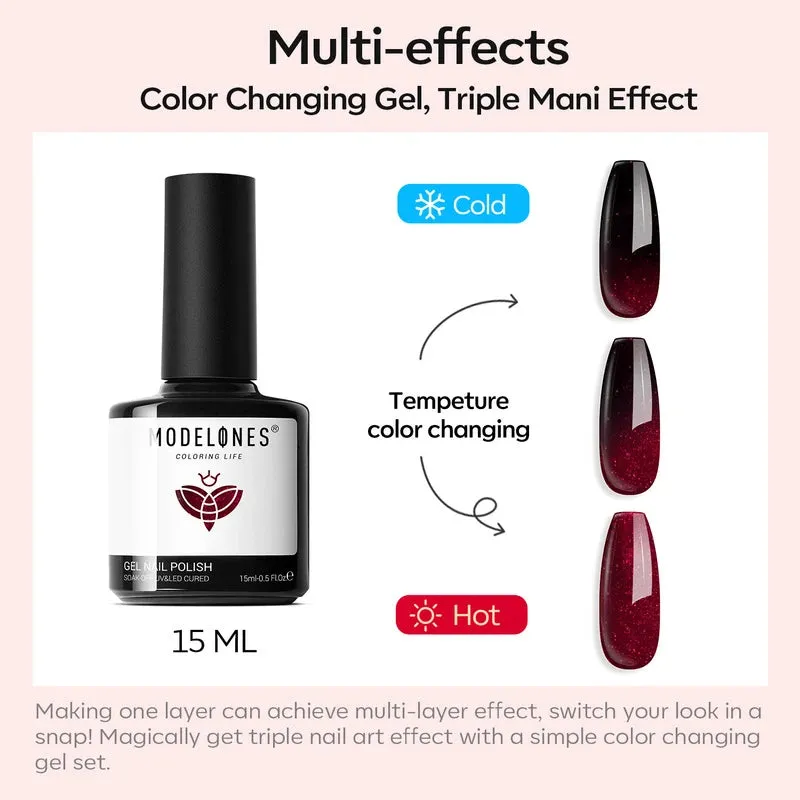 Modelones Inspire Gel 2502 gellack Blood Queen röd