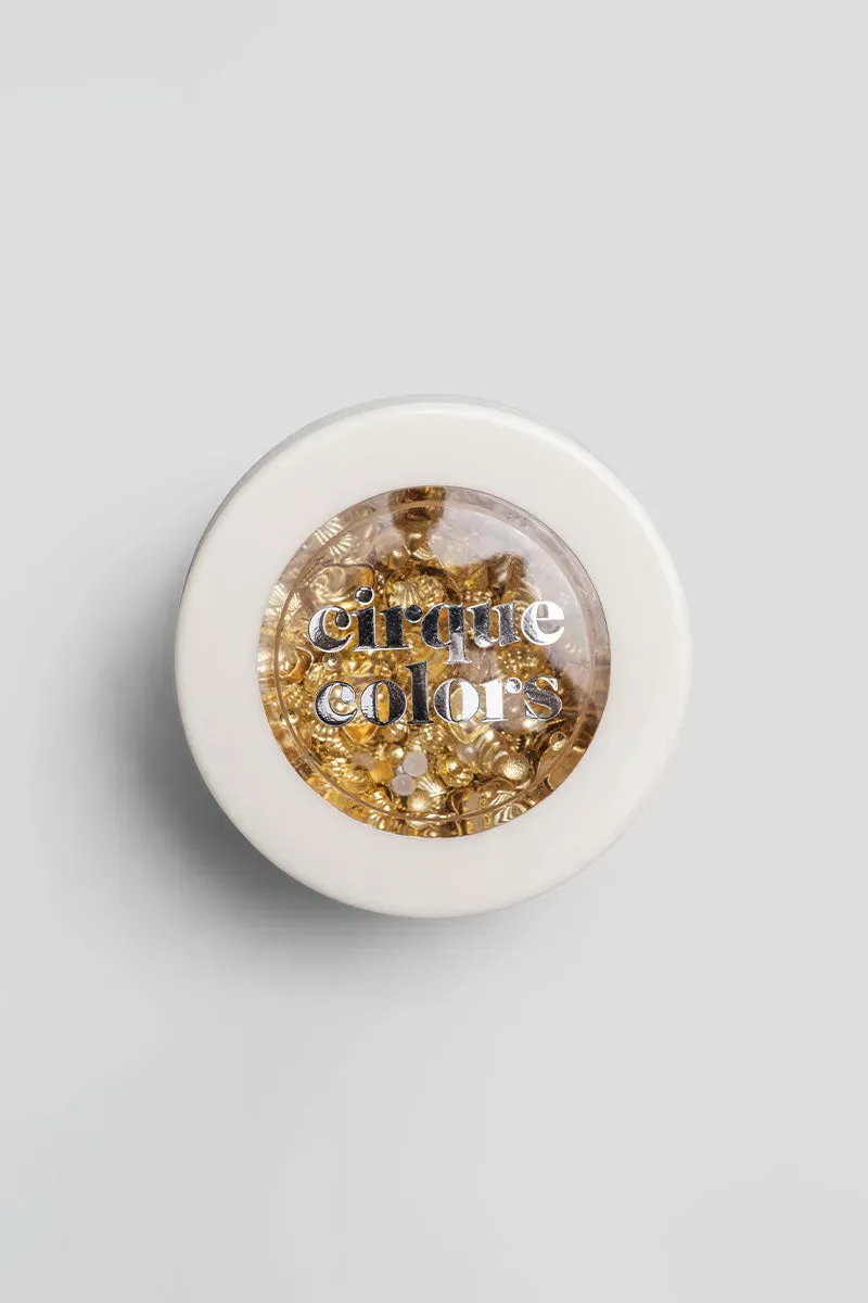 Cirque Colors Gold Coquille nagelcharms guld