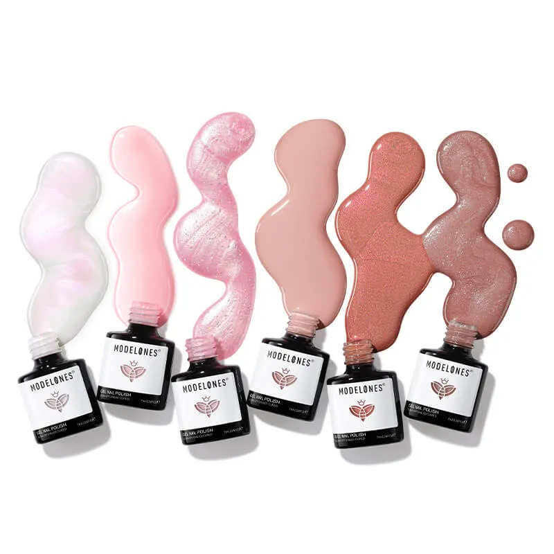 Modelones Shine on Me gellack 6-pack rosa guld