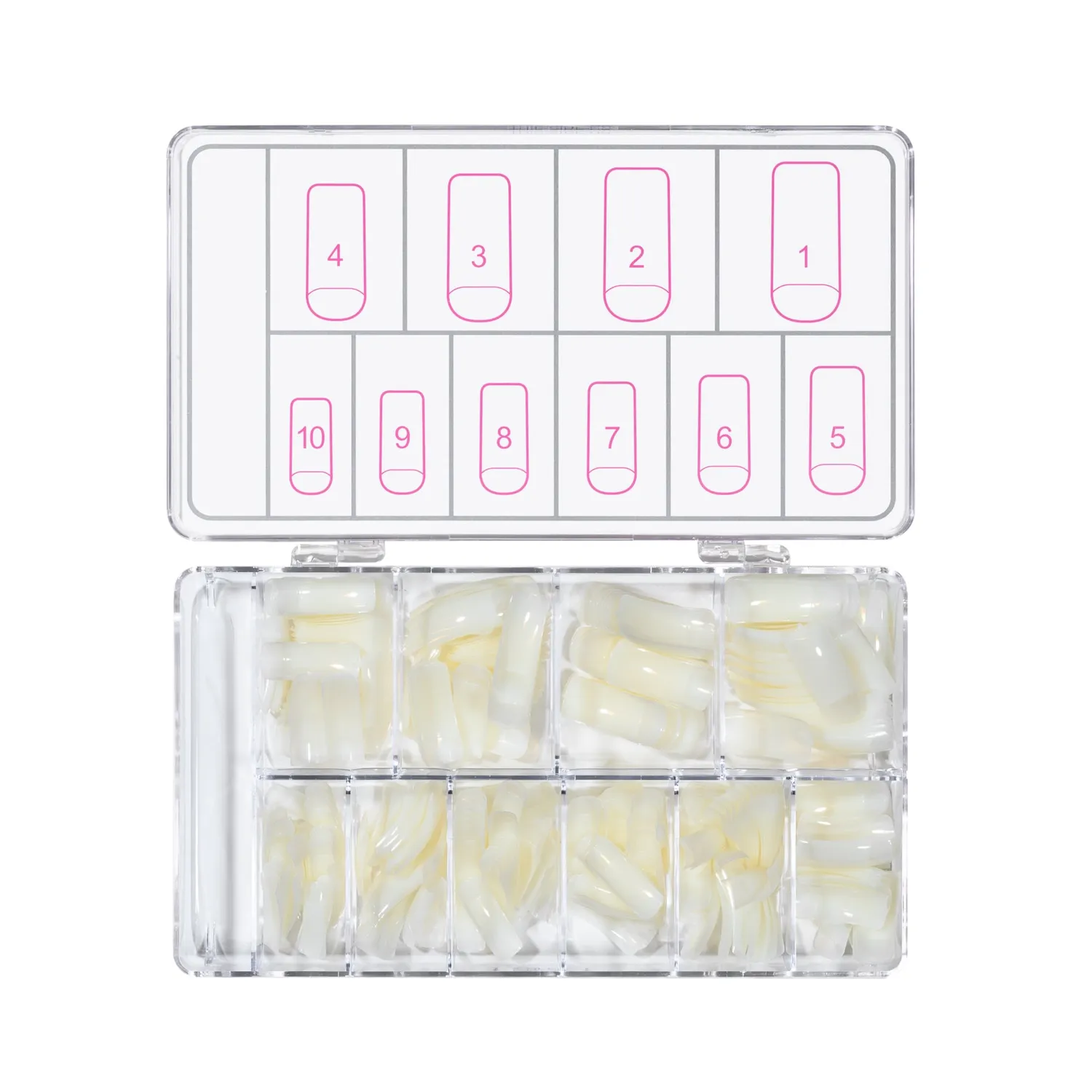 Iz Beauty Style 600 lösnageltippar natural 400-pack