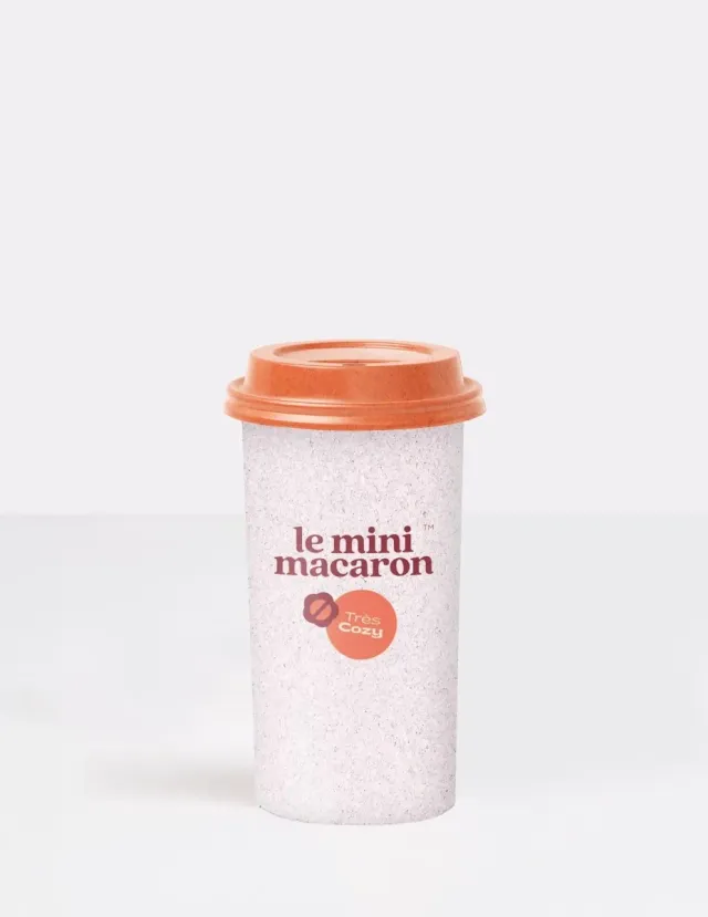 Le Mini Macaron kaffemugg komposterbar återanvändbar