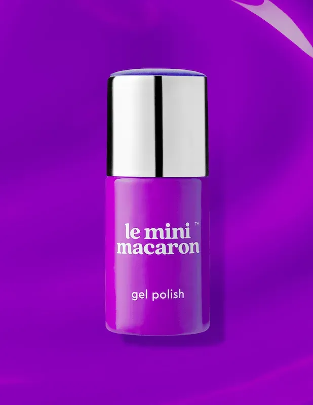 Le Mini Macaron Ultra Violet gellack 3-i-1 lila täckande