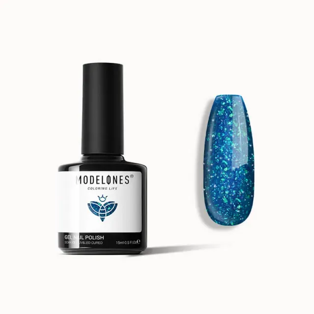 Modelones Inspire Gel gellack Ocean Jewel 15 ml glitter