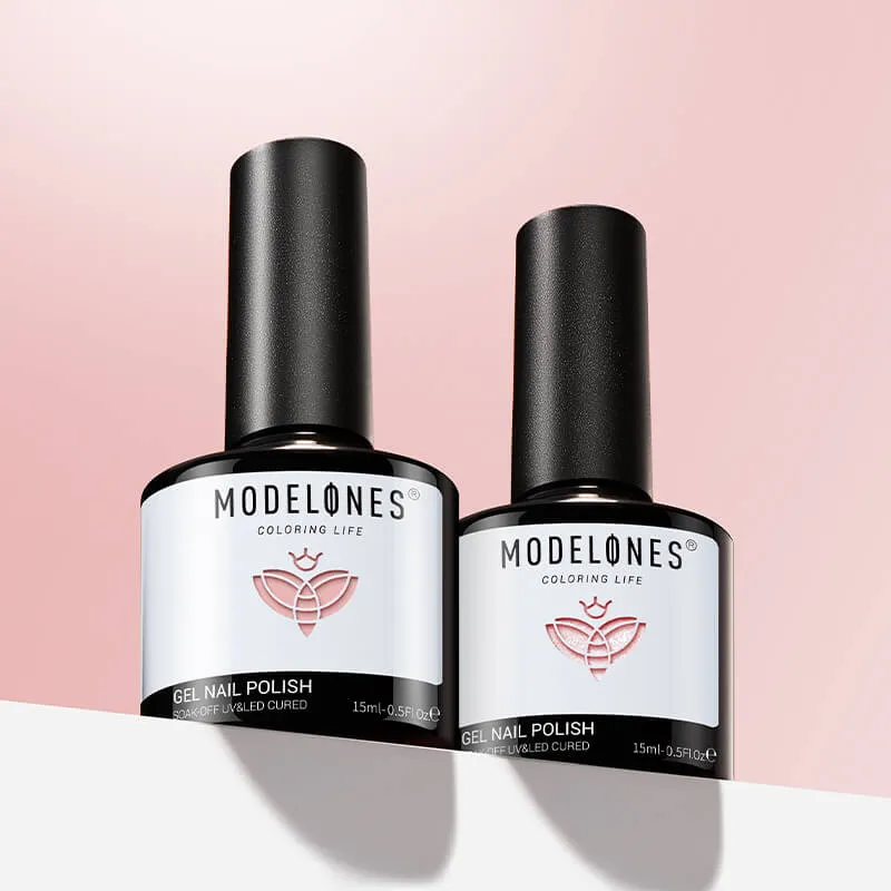modelones Blushing Nude gellack 2-pack jelly nude rosa