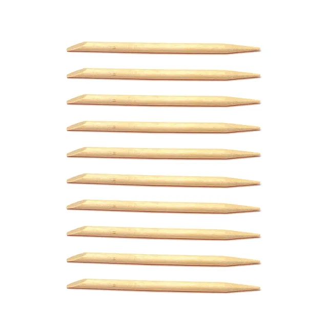 Iz Beauty Wooden Manicure Sticks manikyrpinnar 10-pack