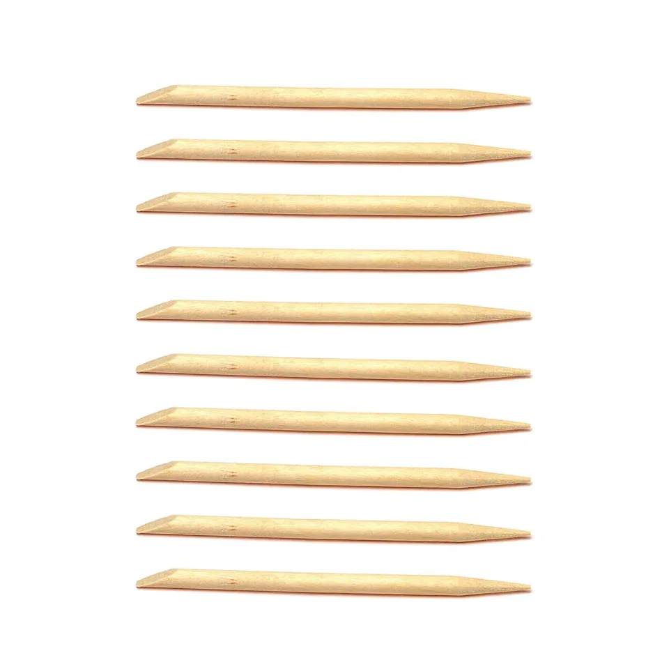 Iz Beauty Wooden Manicure Sticks manikyrpinnar 10-pack