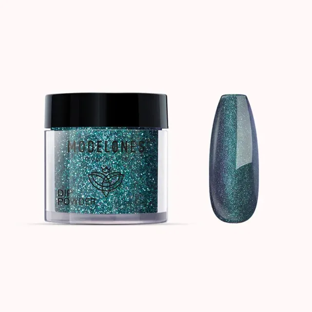 Modelones Yesterday 501 dippingpulver grön shimmer 8g