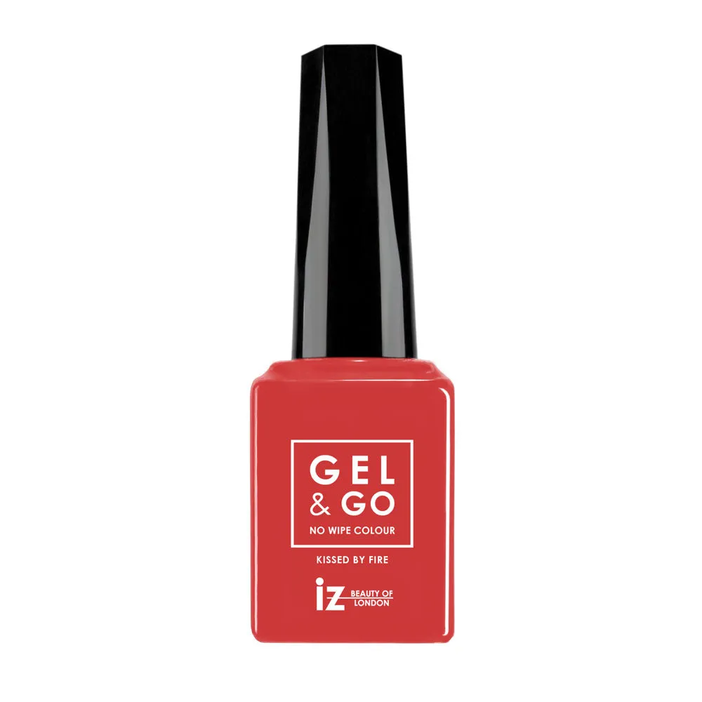 Iz Beauty GEL&GO Kissed by Fire GG1032 gellack 12ml röd