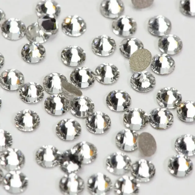 Iz Beauty Clear Crystals Medium nagelstenar 100-pack strass