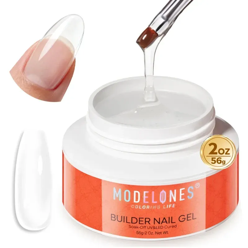 Modelones Nail Extension Gel builder 2oz clear