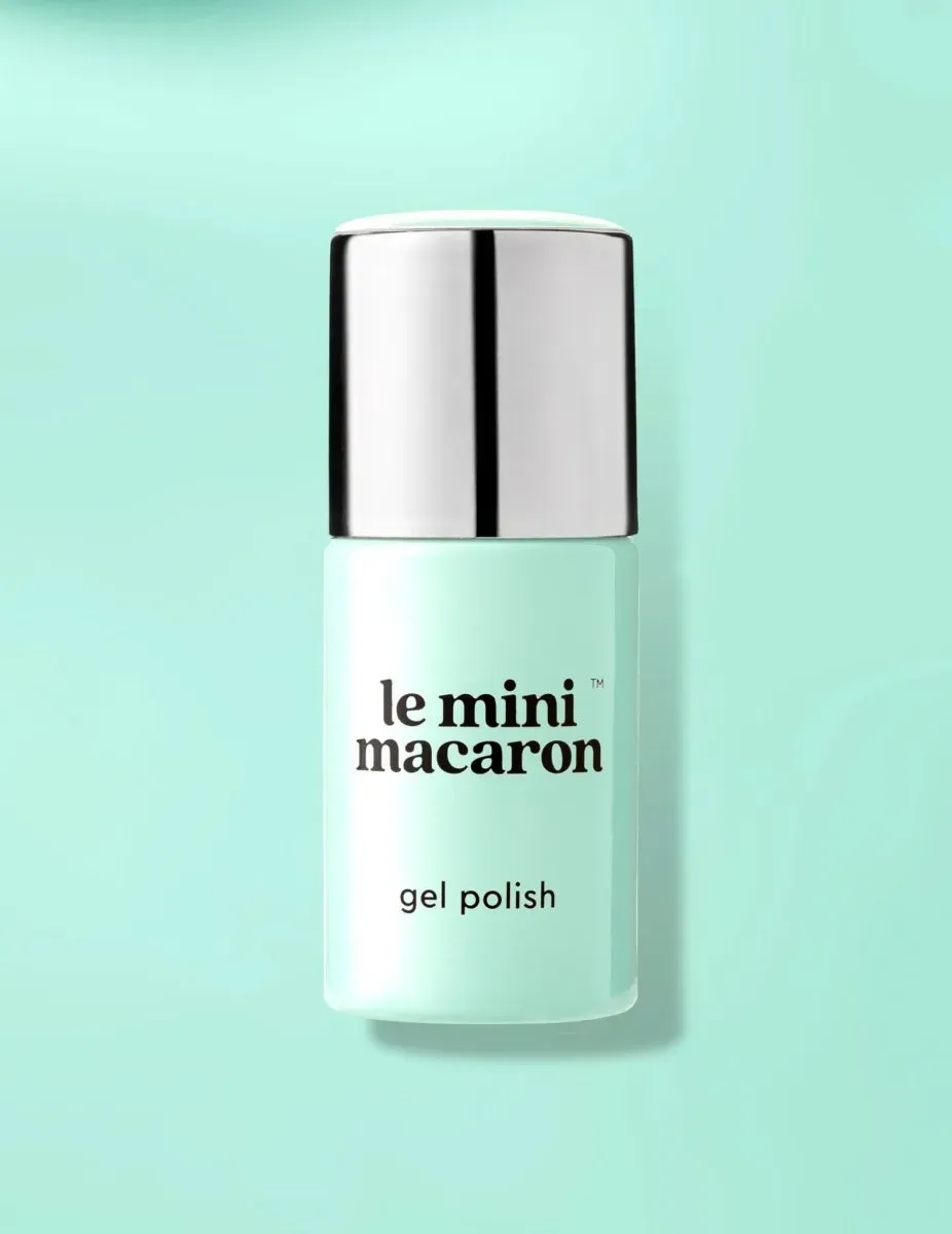 Le Mini Macaron Mint Chocolate Chip gellack pastellmint