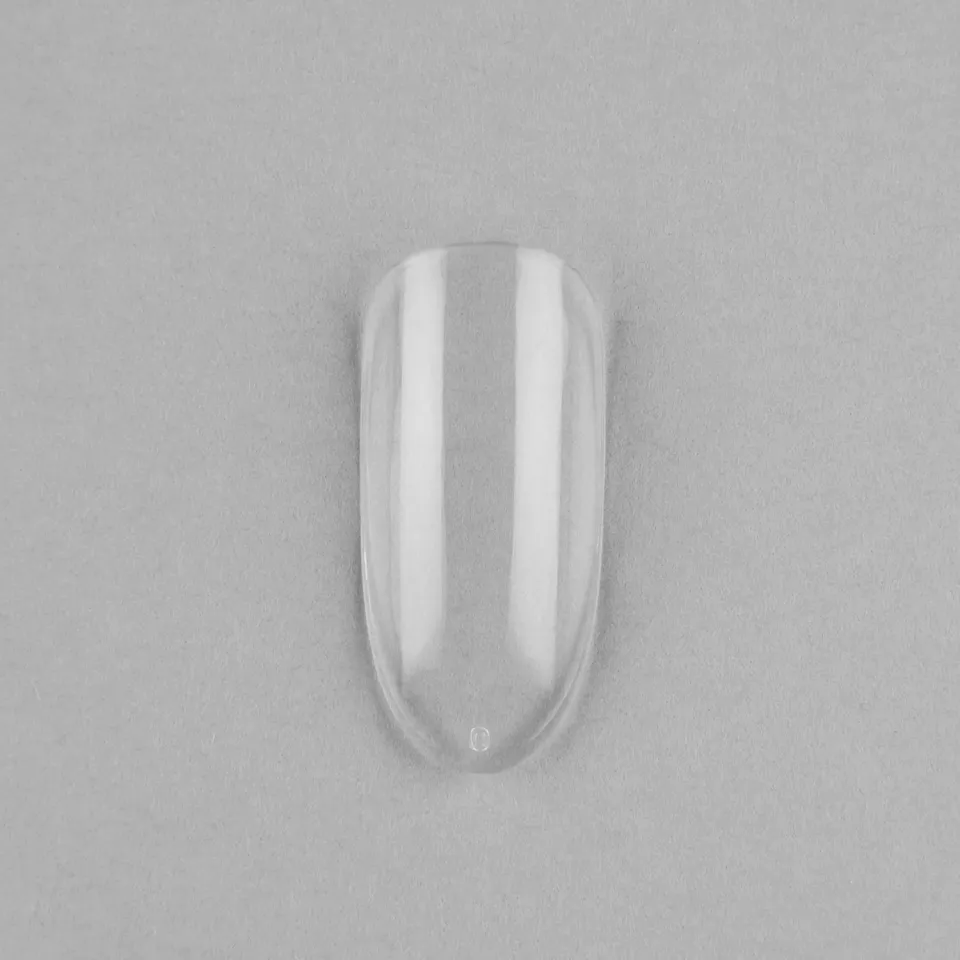 Iz Beauty Long Round refill nageltippar klara 50-pack