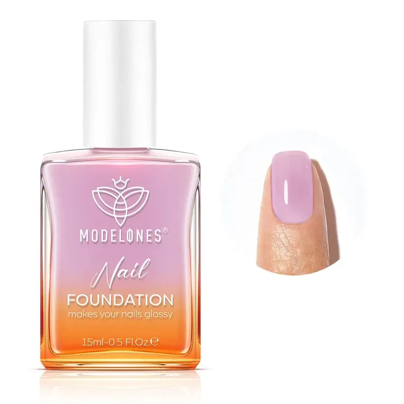 Modelones Nail Foundation nagellack Lilac 15 ml lila