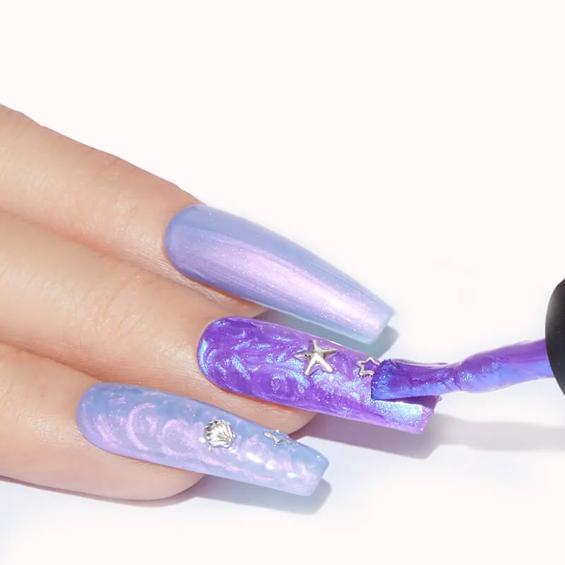 Modelones Unicorn Bliss gellack 6 färger rosa shimmer