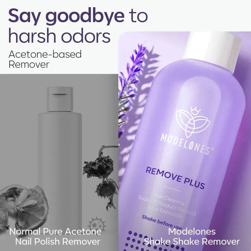 Modelones Remove Plus nagellacksborttagare 3-i-1