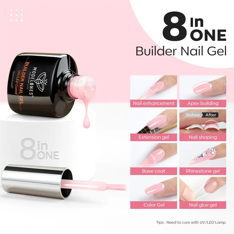Modelones Builder Gel Tender Pink nagelgel 15ml rosa