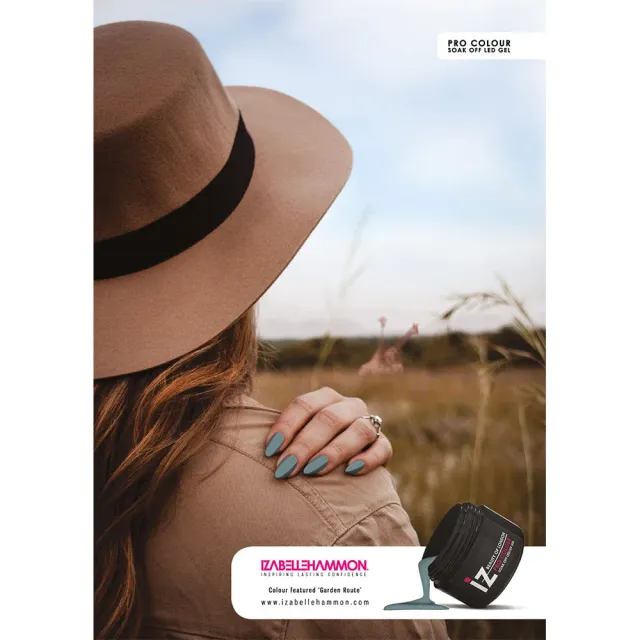 Iz Beauty Pro Colour Garden Route poster A2 salong