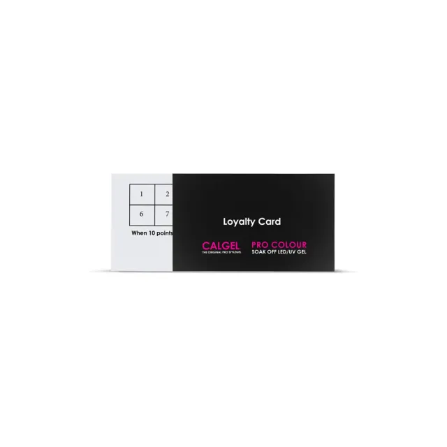 Iz Beauty lojalitetskort 25-pack Calgel Pro Colour