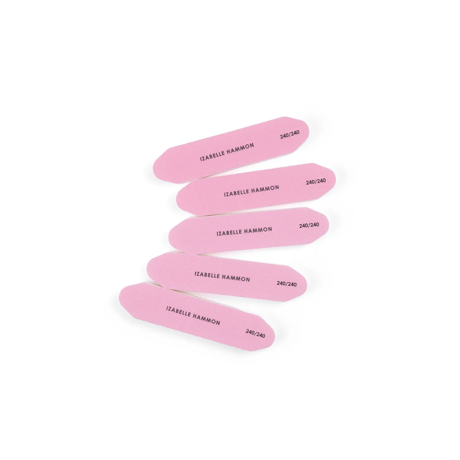 Iz Beauty Pink Sponge File nagelfil 240 grit singel