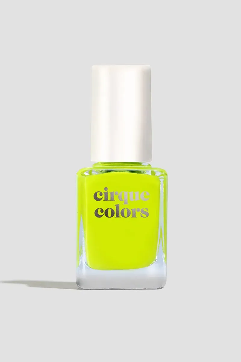 Cirque Colors Vice Suninn nagellack gul neon
