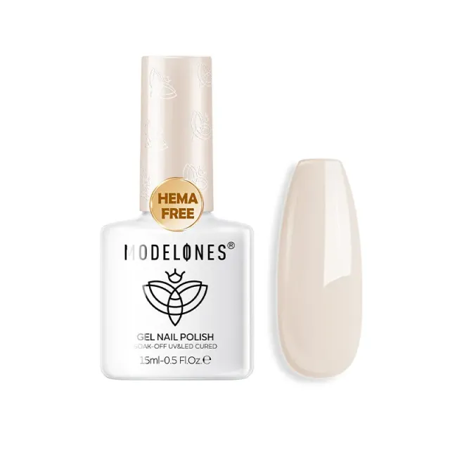 Modelones Milky Haze gellack beige kräm 15 ml