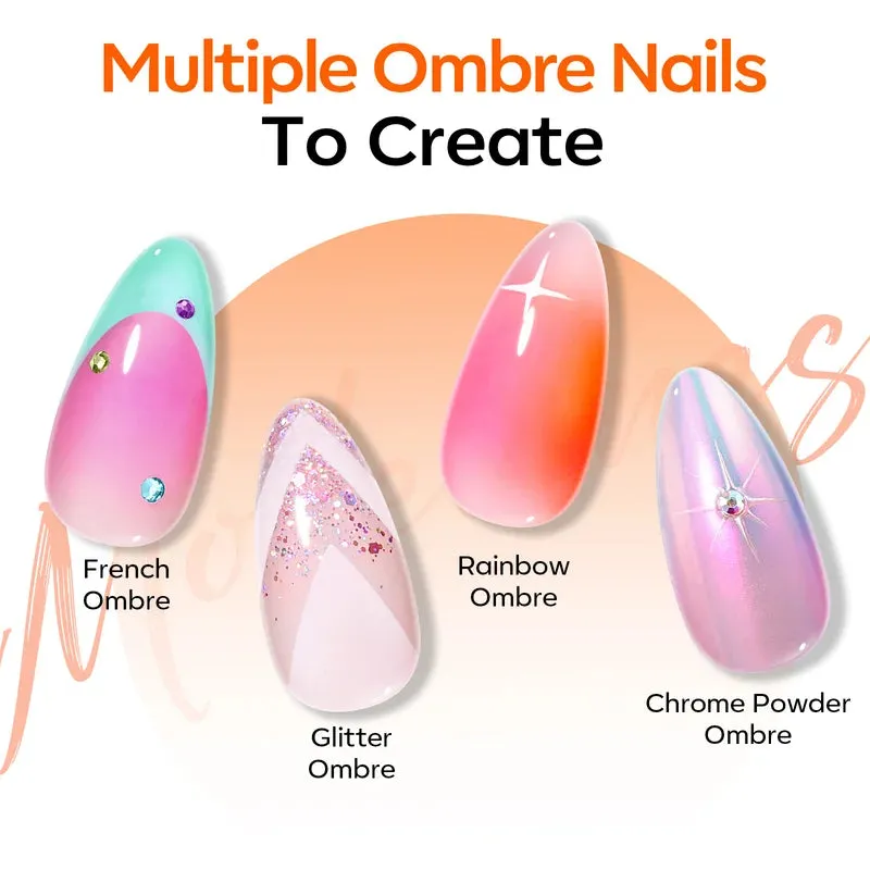 Modelones Nail Art svamp ombre 100-pack penna